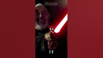 Darth Vader vs Count Dooku #starwars #vs #battle #shorts #darthvader #countdooku