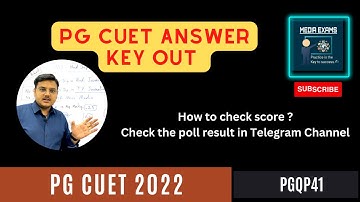 PG CUET Question Paper & Answer Key Out