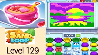 Sand loop level 129 walkthrough solution 