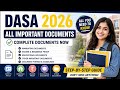DASA 2026ALL IMPORTANT DOCUMENTSDON’T MISS ANYTHING