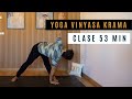 Clase de 53 minutos con scar montero yoga vinyasa krama el yoga de srivatsa ramaswami