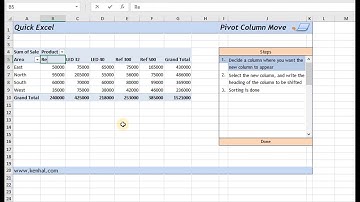 Pivot Column Move - Quick