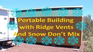 Ridge Vents and Snow Don't Mix - How do I Solve this Problem?