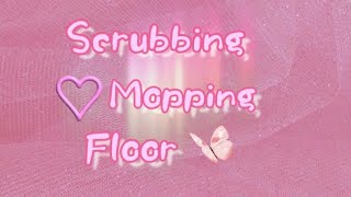 Scrubbing/ Mopping Floor ~Asmr 《TikTok》•Compilation•