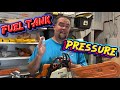 Fuel pressure leak on a Stihl 025 chainsaw. Replacing a leaking fuel line. Step-by-step process.