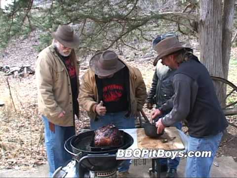 Whiskey Glazed Smoked Ham by the BBQ Pit Boys