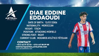 Diae-Eddine Eddaoudi 2024-2025 Center Back - Moghreb Athletic Tetouan Morocco
