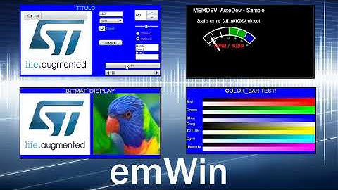 STemWin EmWin STM32 STM32F7 GUI User Interface HMI
