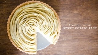 Sweet potato Mont Blanc tart | Peaceful Cuisine&#39;s recipe transcription