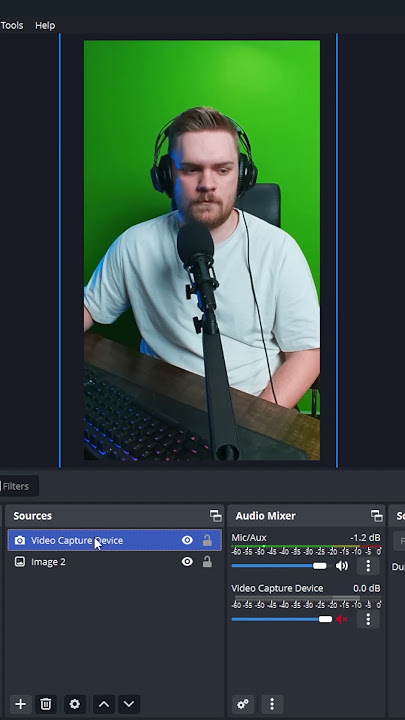 How To Use Greenscreen w/ OBS Tutorial #shorts