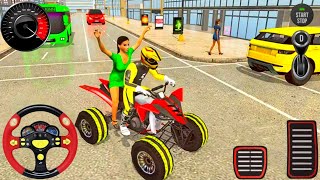 ATV Bike Taxi Sim 2020 🏍️💥 Gameplay 01 || Bike Game || Flash Simulator screenshot 4