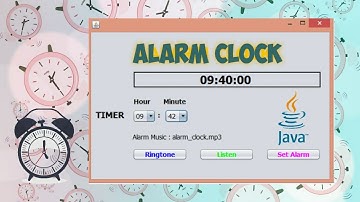 24-Hour Alarm Clock in Java