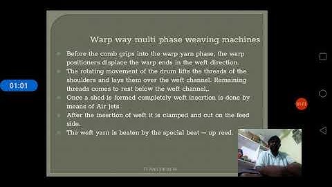 Multiphase weaving