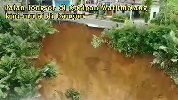 Pembangunan jalan penghubung utama kecamatan Watumalang Wonosobo