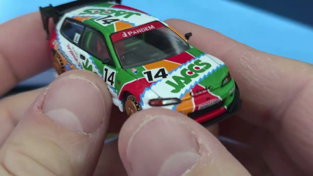 Xcartoys x POP RACE 1/64  Honda (PANDEM) Civic EG6