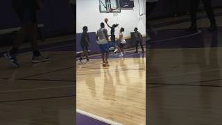 Rapper Hits AMAZING Off Hand Layup😱 #omg #fire #layup #basketball #sports #shorts #video #reels #ai