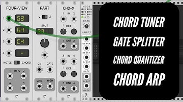 4 New FREE Modules for Contolling Chords and Melodies in VCV Rack