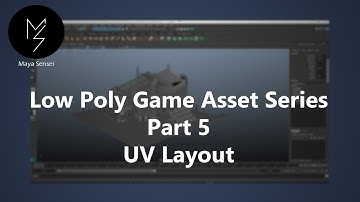 Maya Modeling Techniques - Low Poly Assets for games - Part5