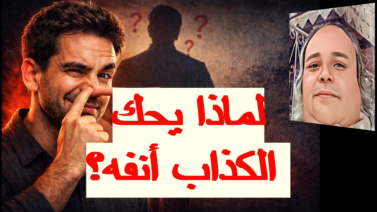لماذا يحك الكذاب أنفه؟