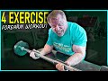 Epic "4" Exercise Forearm Workout (Improve Grip Strength)