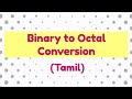 Binary to octal conversion #gvspace #digitalelectronics #binarytooctal