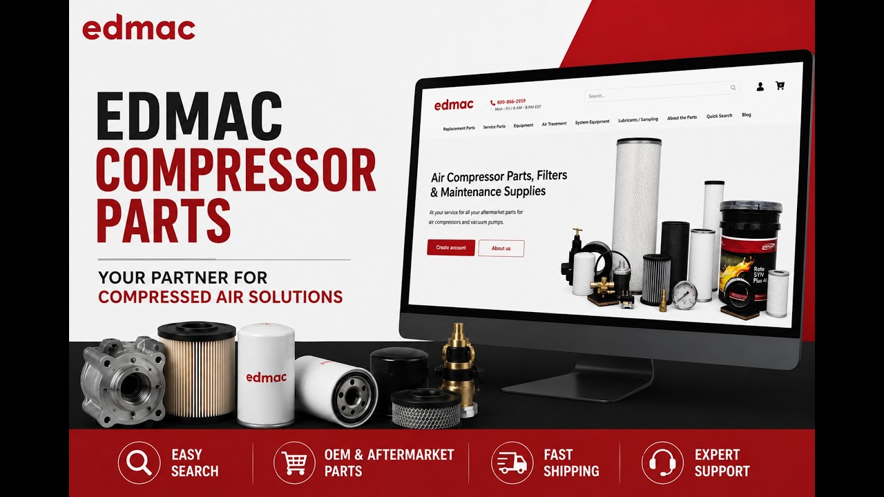 Edmac Compressor Parts | Your Source for Compressor Parts & Maintenance ...