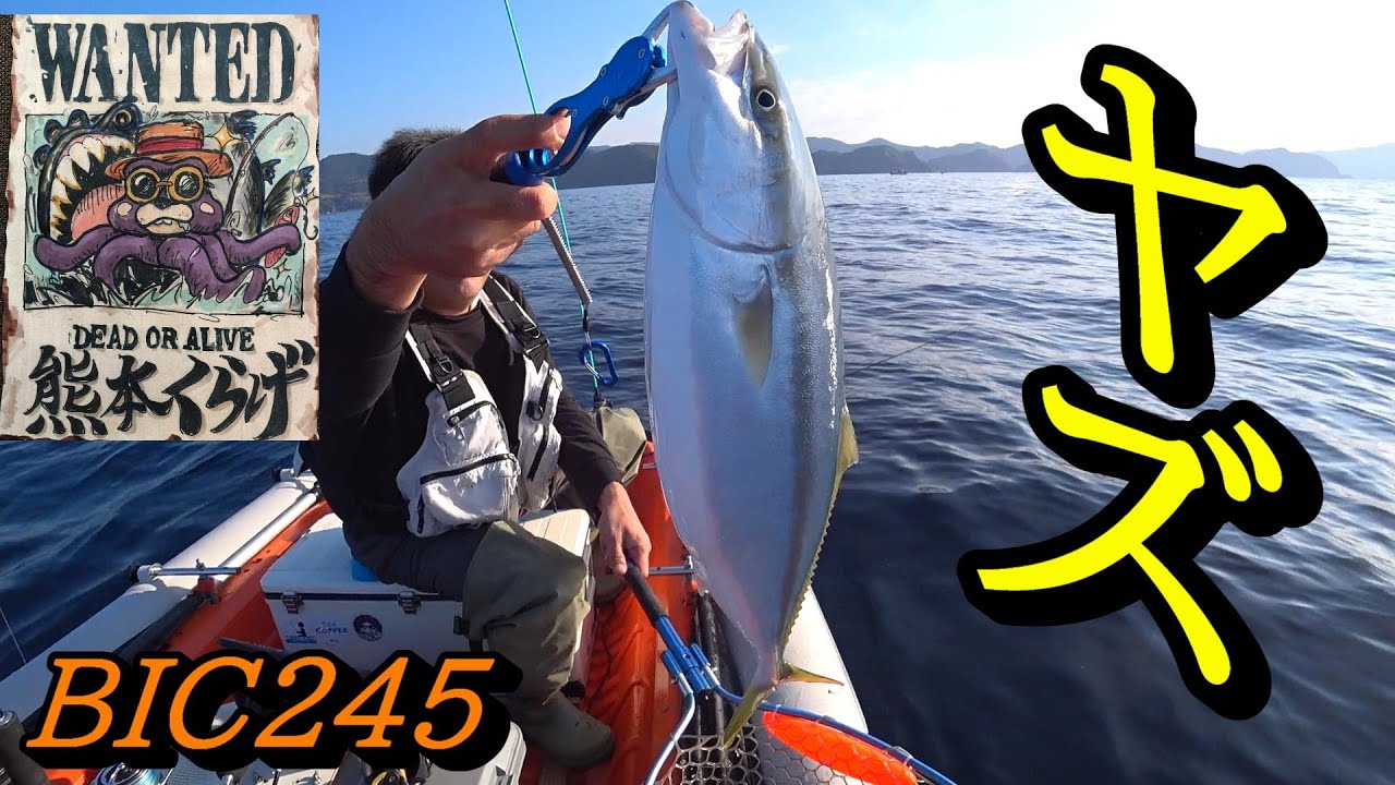 BIC245+2馬力ボート　久しぶりの青物　2019.12.15　天草西海岸