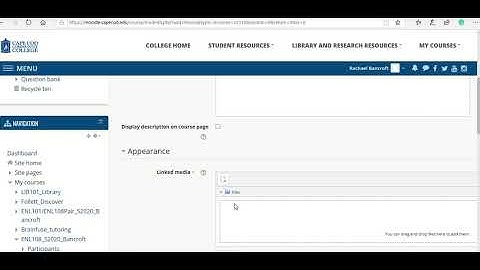 Creating a lesson module in Moodle