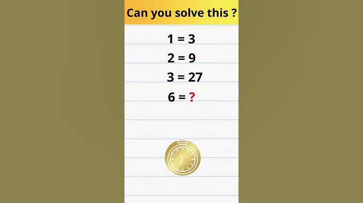 HARD MATH PUZZLE WITH ANSWER | brain teaser |  test your logic improve your IQ level#riddles #shorts