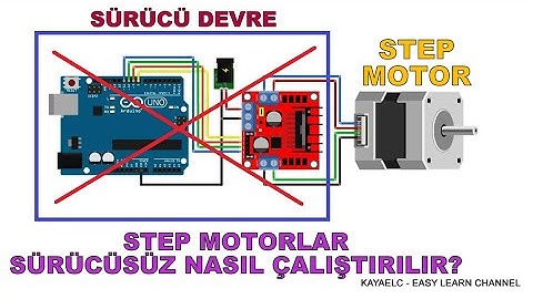 How to Operate Stepper Motors Without Driver? Without Driver Arduino and Microcontroller