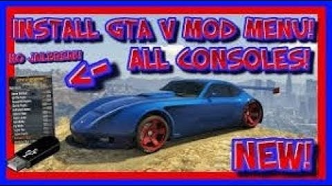 HOW TO INSTALL MOD MENU FOR GTA V XBOX 360 PS3 USING USB NO JAILBREAK JTAG! GTA V MODS