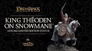 The Lord of the Rings | King Théoden on Snowmane, by Wētā Workshop Collectibles