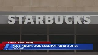 Full Starbucks opens new location in Owensboro hotel Update