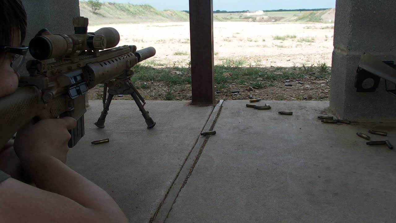 Mk12 Mod 0 W/AAC SPR/M4 - YouTube