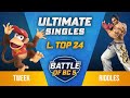 Tweek (Diddy Kong) vs Riddles (Kazuya, Terry) - Ultimate Singles Losers Top 24 - Battle of BC 5