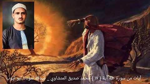 وما تلك بيمينك يا موسى { ١٧ } سورة طه _ الشيخ محمد صديق المنشاوي