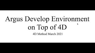 4DMethod #49 | Argus Development Environment Shell and Tools for 4D – Jody Bevan