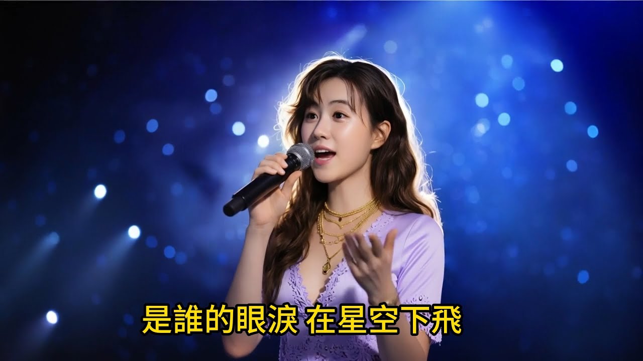 好聽~星辰的眼淚 (美女版) 是誰的眼淚 在星空下飛  化作了 破碎的 光輝