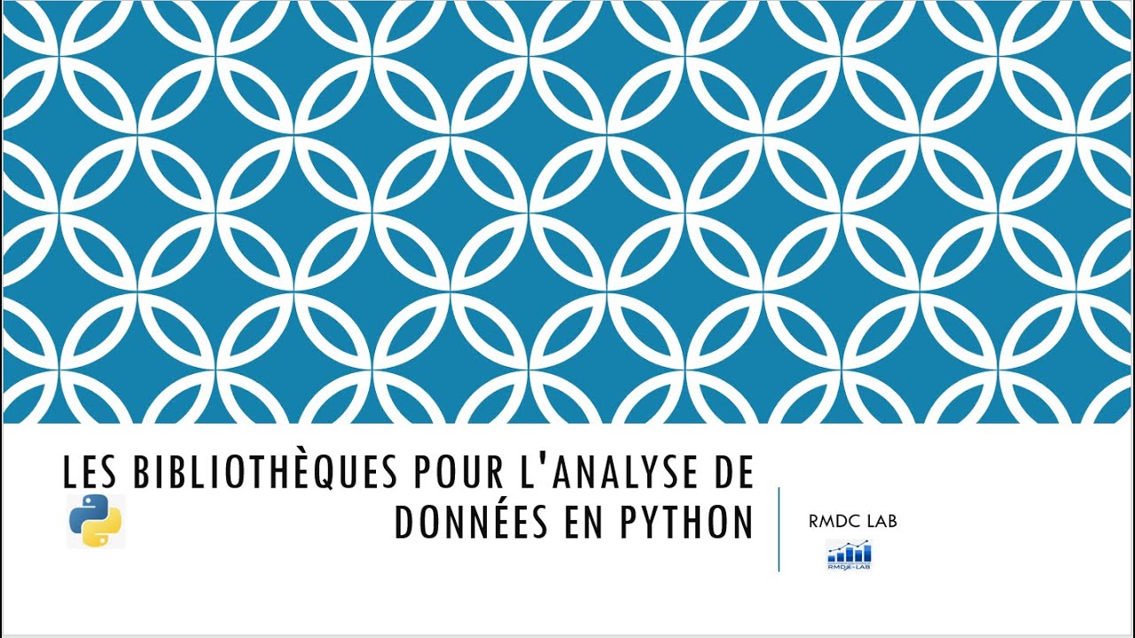 plongez dans l’analyse de données avec python.... Les bibliothèques pour l'analyse de données en python - YouTube