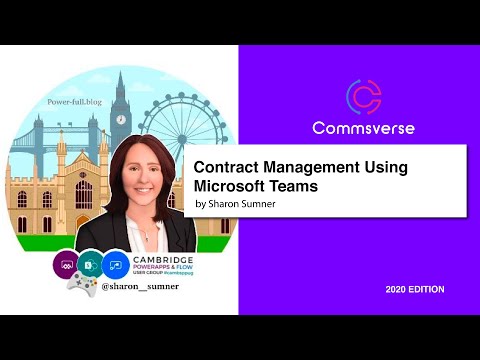 Contract Management in Microsoft Teams