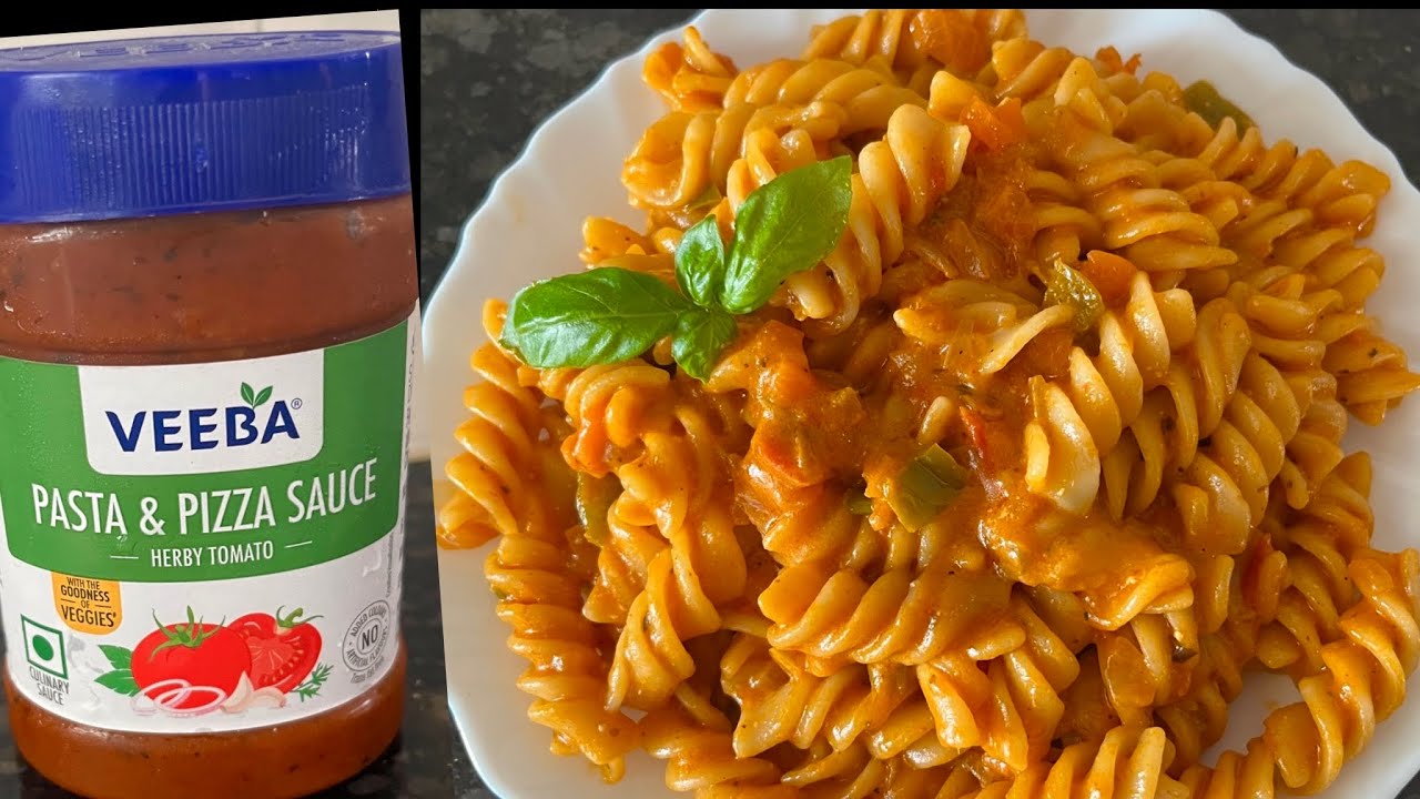 VEEBA Pasta & Pizza Sauce Recipe Red Sauce Pasta with VEEBA Pasta