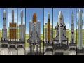 KSP: Top 10 Biggest Rockets Ever Made Re-created In Kerbal Space Program!