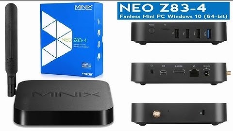 MINIX NEO Z83 4 Fanless Z8300 4GB / 32GB Windows 10 64bit WiFi Gigabit LAN  Mini PC TV Box