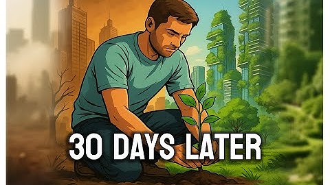 What If Every Human Planted One Tree a Day for a Month?