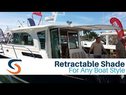 SureShade Retractable Sunshade for Any Boat Brand - YouTube