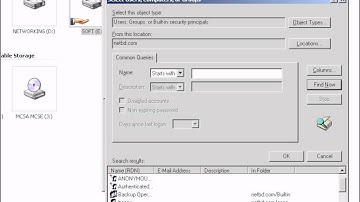 NTFS security (Computer Networking Video Tutorial-41)