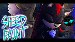 SPEEDPAINT  Shadow and Maria: A Fond Memory | SHADOW THE HEDGEHOG (sonic the hedgehog)