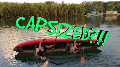 HOW TO REMOUNT IN A TANDEM KAYAK (SELF RESCUE INFLATABLE TWO PERSON KAYAK)