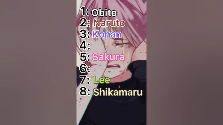 the saddest cries in naruto