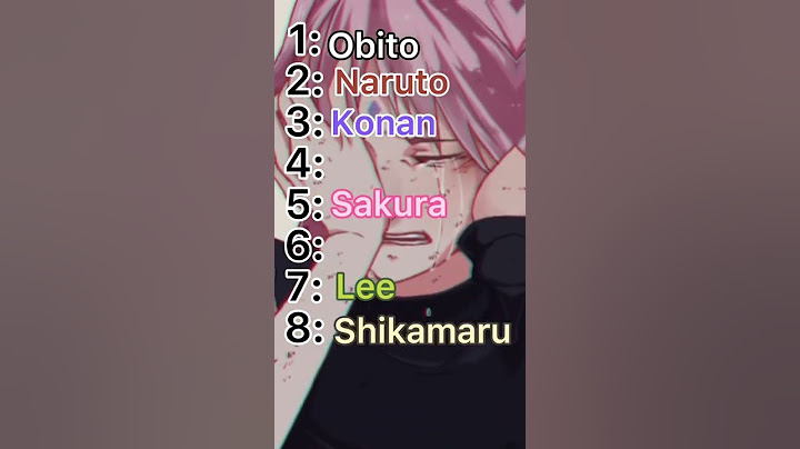the saddest cries in naruto